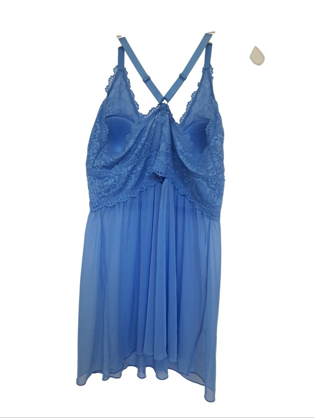 #041 Torrid 0 Simply Lace & Chiffon Babydoll - Picture 6 of 7